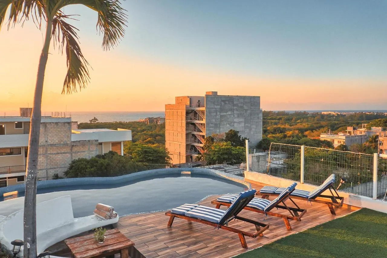 Apartment 2Br Amazing Rooftop Pool With Ocean View 203 Playa del Carmen 0*,  Messico