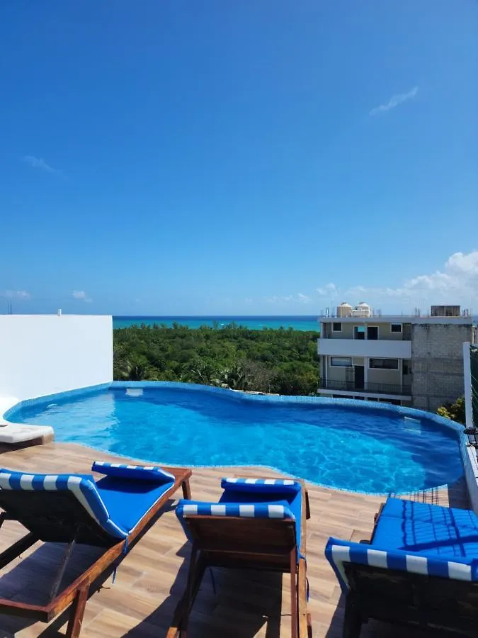 Apartment 2Br Amazing Rooftop Pool With Ocean View 203 Playa del Carmen Messico