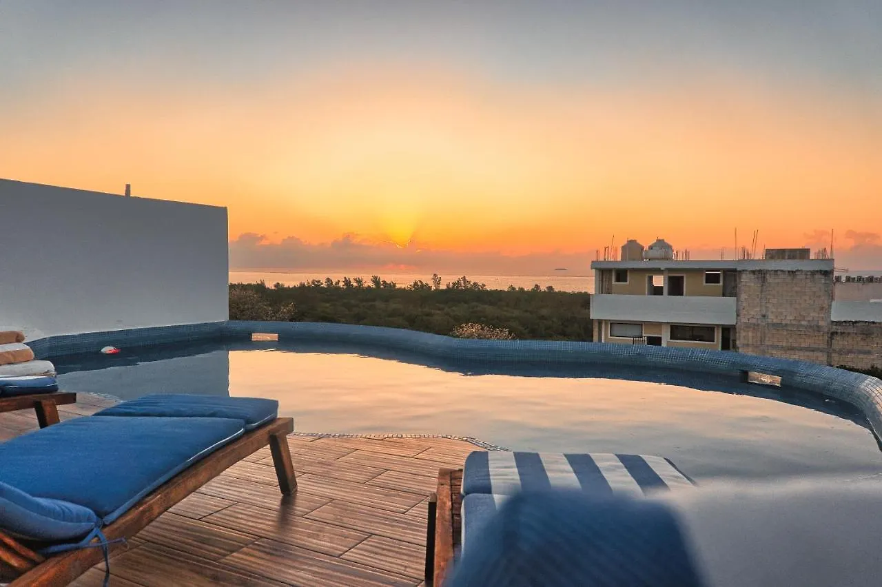 Apartment 2Br Amazing Rooftop Pool With Ocean View 203 Playa del Carmen Messico